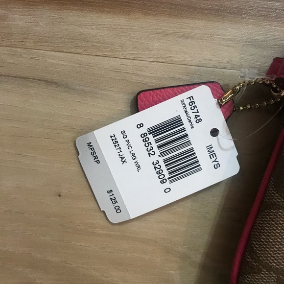 Coach Signature Monogrammed Wristlet Wallet - Picture 5 of 6